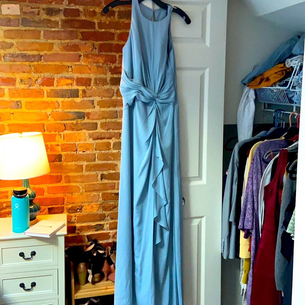 David’s bridal blue bridesmaid dress- never worn